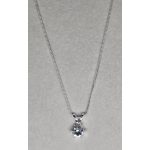 Ezüstszínű nyaklánc, 6 karmos medállal