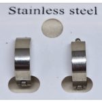 Közepesen vastag karika fülbevalók 5 színben