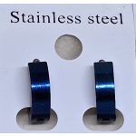 Közepesen vastag karika fülbevalók 5 színben