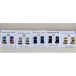 Vastag karika fülbevalók 5 színben